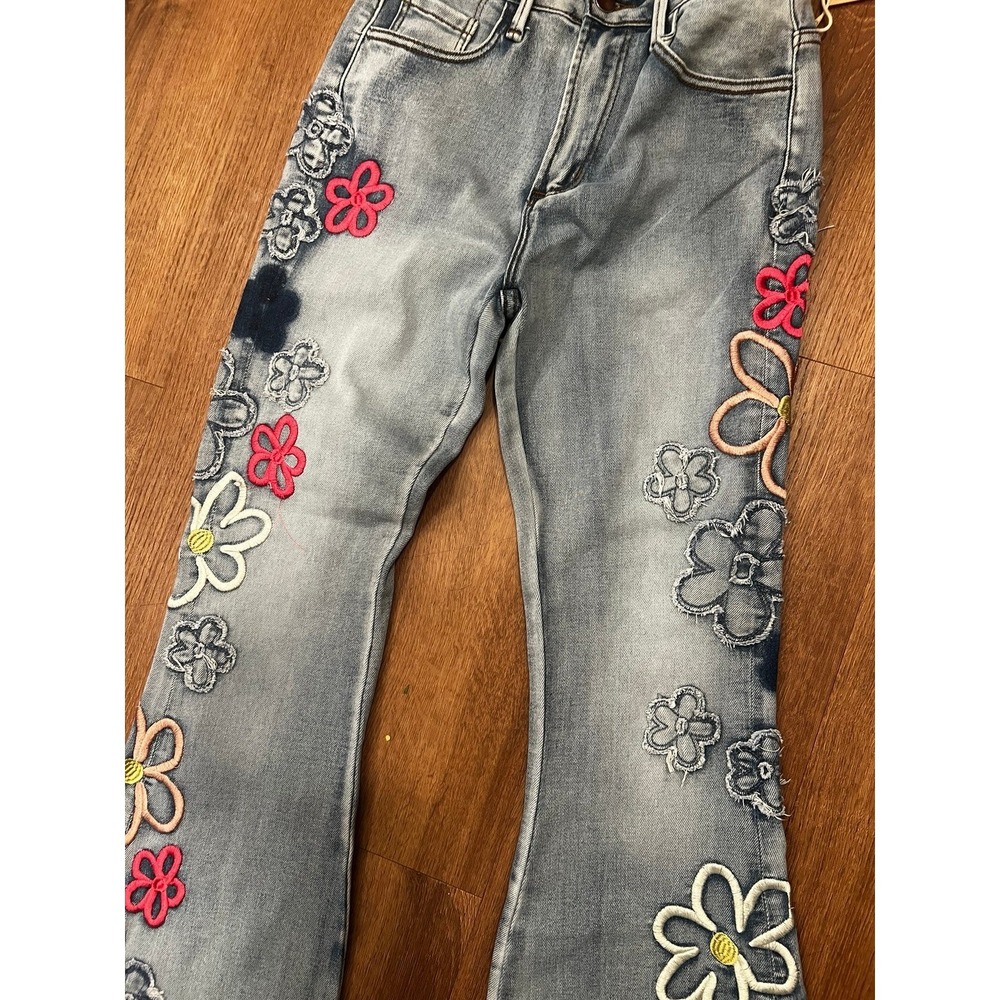 BAR by Alexa Rae Daisy Dream Floral Jeans size small NWT - Picture 3 of 9